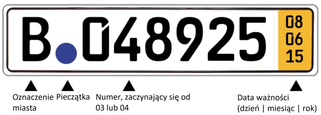 Niemieckie tablice zjazdowe - Niemcy, przewozowe z Niemiec