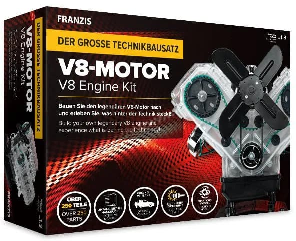 Mini Silnik do Składania i Działający Model Silnika Spalinowego - Odkryj Mechanizmy Motoryzacji