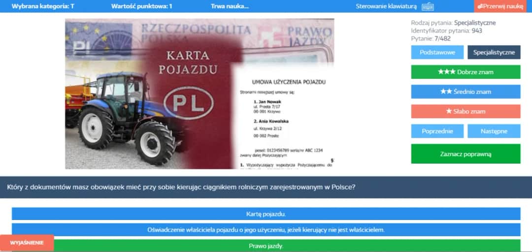 Testy na prawo jazdy na traktor: Wszystko, co musisz wiedzieć