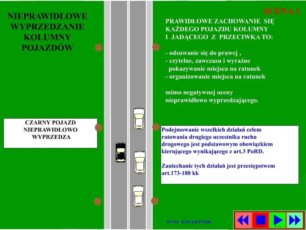 Odstępy podczas wyprzedzania: Przepisy dla bezpieczeństwa