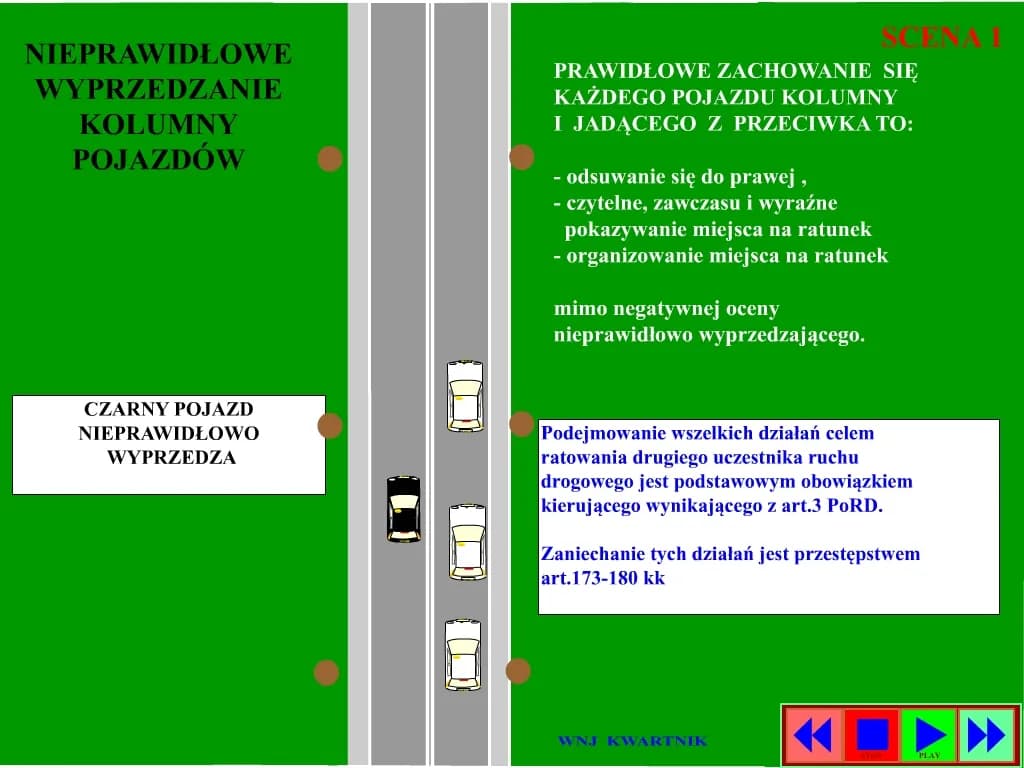 Odstępy podczas wyprzedzania: Przepisy dla bezpieczeństwa