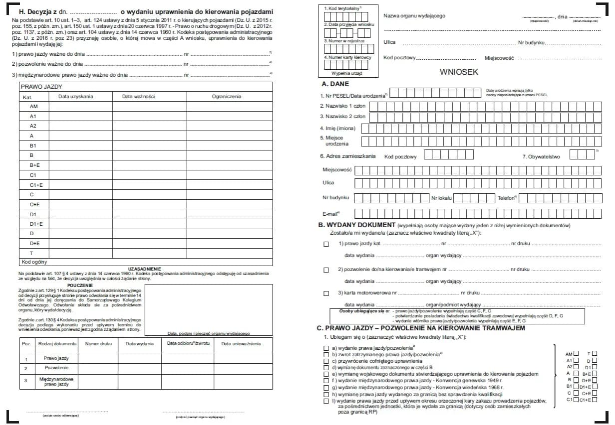 Gdzie jest numer blankietu prawa jazdy - znajdziesz go w 15 sekund