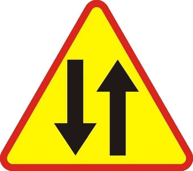 Odcinek jezdni o ruchu dwukierunkowym: co oznacza znak A-20?