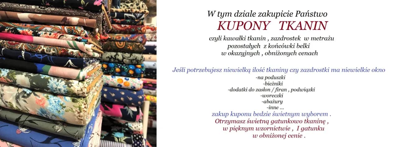 Materiał kupon: Oszczędzaj na tkaninach bez utraty jakości